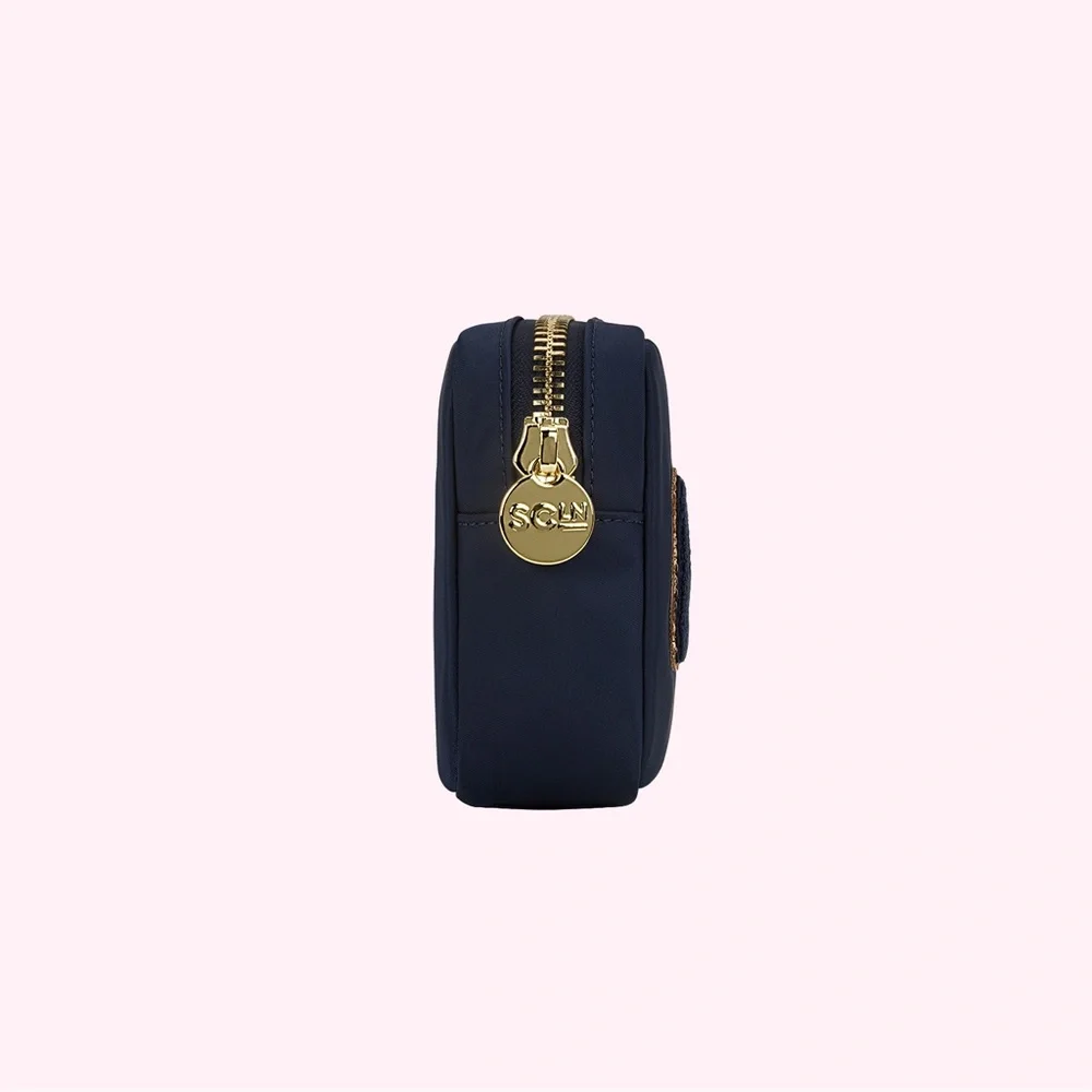 Stoney Clover Lane Glam Small Pouch - Sapphire (pre patched) - Picture 15 of 16